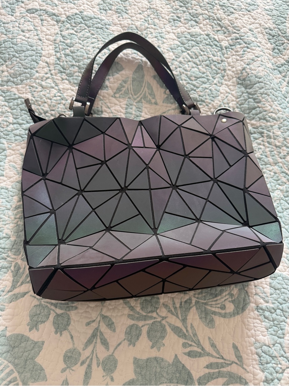 Geometric Luminous Tote Bag - Women